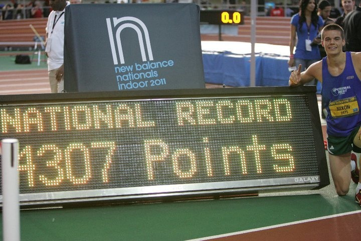 Gunnar Nixon - 2011 New Balance Indoor Nationals - Pentathlon Indoor National Record