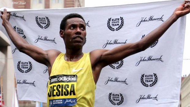 Ethiopian Lelisa Desisa won his second Boston title on Monday