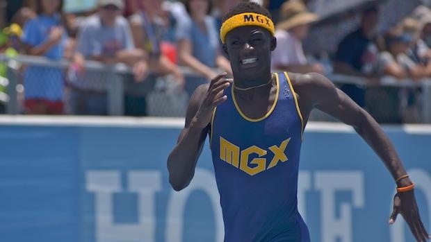 Tyrese Cooper runs at the 2015 Florida Middle School Championships