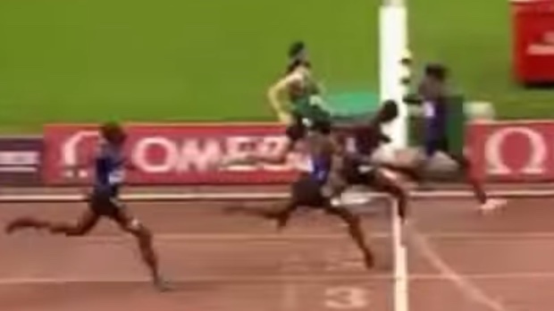 Silas Kiplagat and Ben Blankenship compete in the 1,500m at the 2015 Shanghai Diamond League meeting